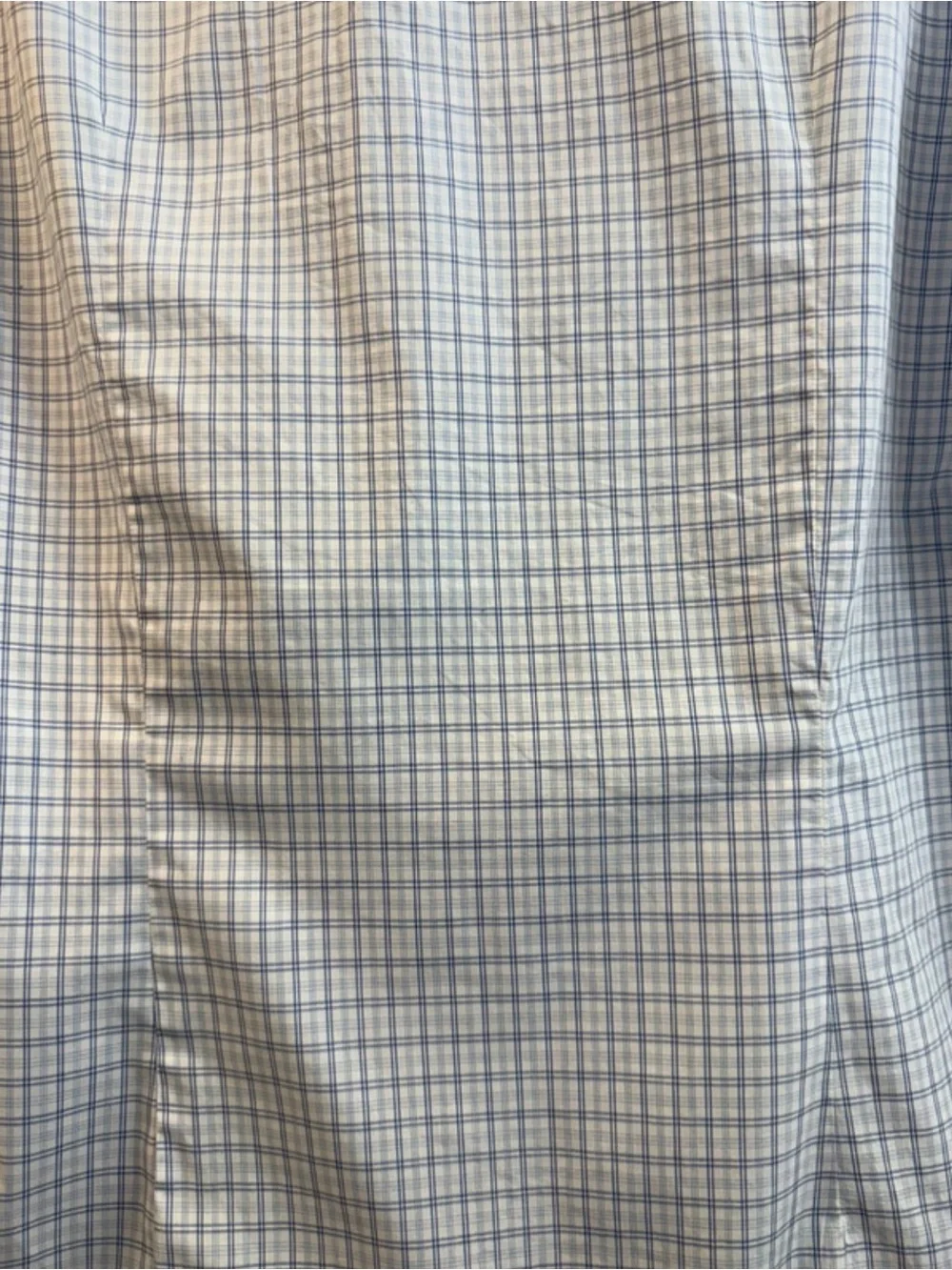 Gucci Men’s Classic Fit Dress Shirt Sz 39/15.5 Blue Plaid Long Sleeve Button  Up